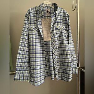 Mojo Sportswear button down shirt.